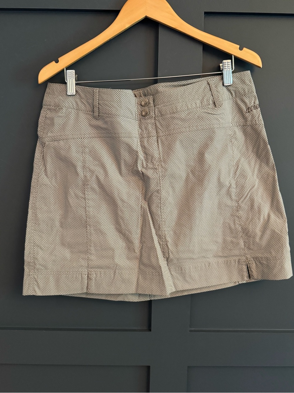 Avia Women's Micro-Pattern Golf Skort